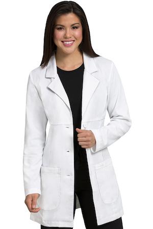 5601 Empire Mid Length Lab Coat - White