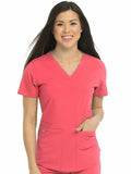 8579 RACERBACK SHIRTTAIL TOP - Coral