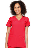 8579 RACERBACK SHIRTTAIL TOP - Red