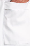 3048 MEN’S CLASSIC LONG LENGTH LAB COAT - White