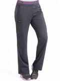 7739 YOGA 2 CARGO POCKET PANT (Size: XS/P-2X/P) - Pewter