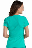 8416 V-NECKLINE RACERBACK TOP - Teal