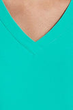 8416 V-NECKLINE RACERBACK TOP - Teal