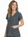 8459 MATERNITY TOP - Pewter