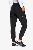 8721 SEAMED JOGGER - Black